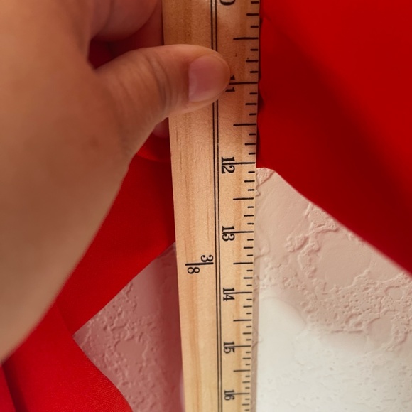 Diane Von Furstenberg Sleeveless Wide Leg Tie Waist Jumpsuit Size 0 Red - Picture 8 of 16